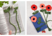 Flower Bookmark Knitting Patterns