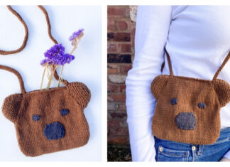 Bear Shoulder Bag Free Knitting Pattern