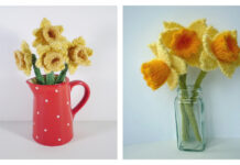 Daffodils Flower Knitting Patterns