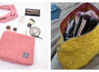 Makeup Bag Free Knitting Patterns