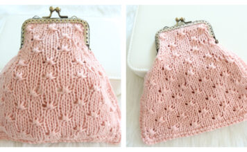 Pink Coin Purse Free Knitting Pattern