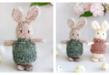 Mini Bunny Free Knitting Pattern