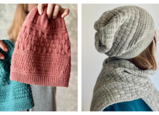 Mix it up Beanie Free Knitting Pattern