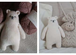 Polar Bear Free Knitting Pattern