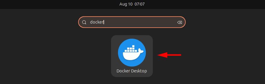 Run Docker Desktop