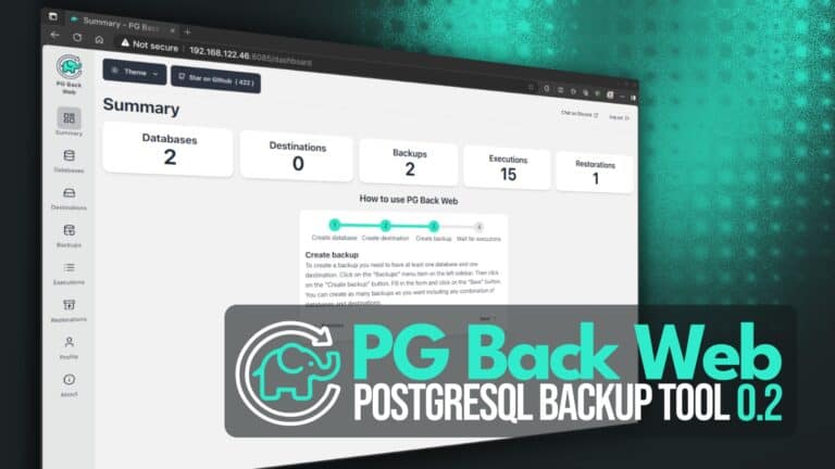 PG Back Web 0.2 Brings Local Storage Support