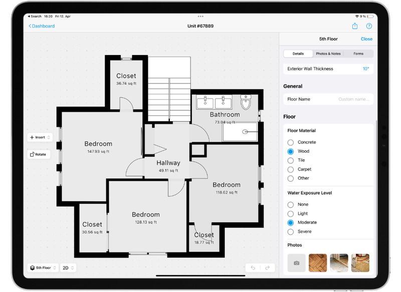 Custom attributes floor