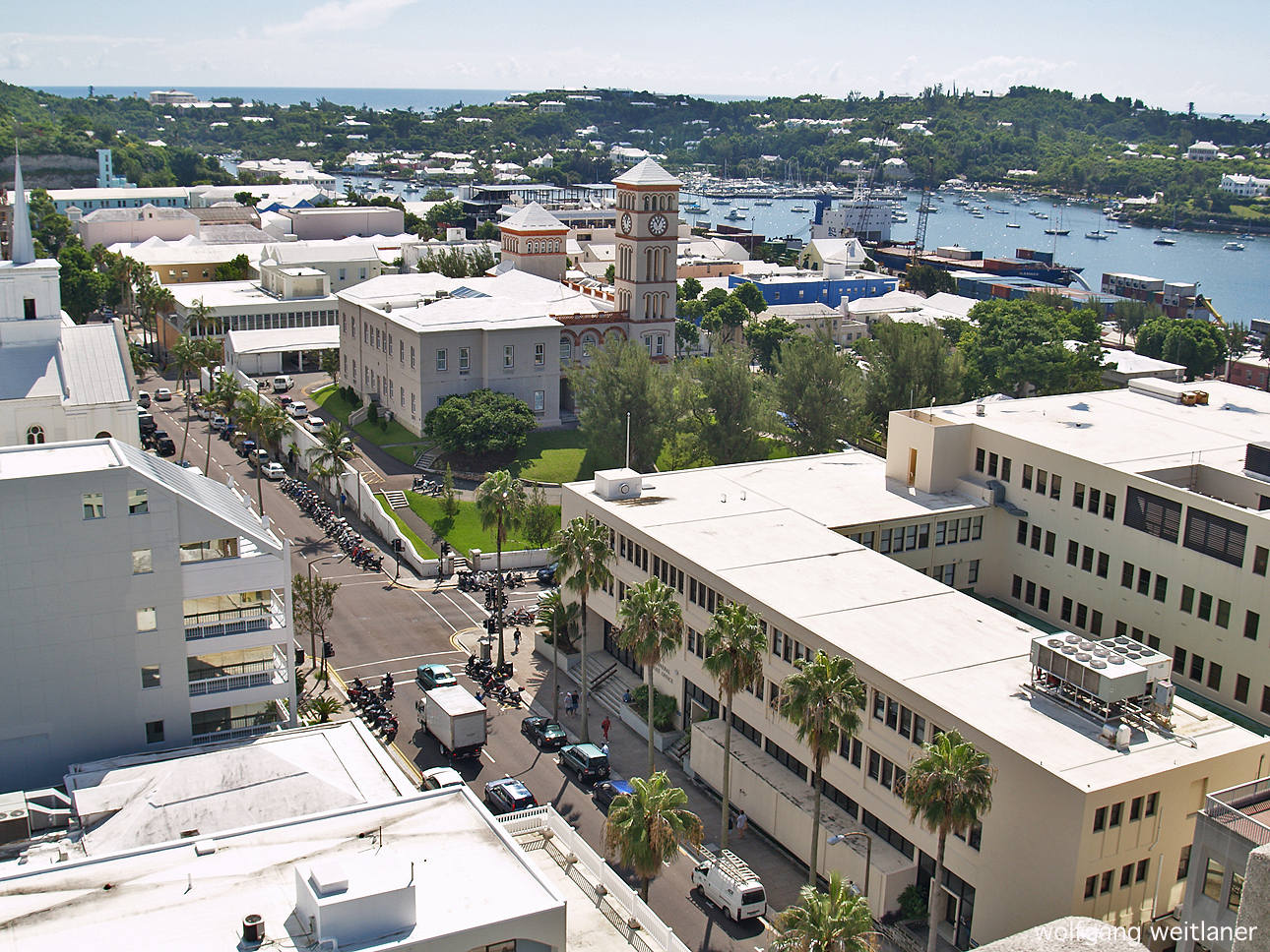 Blick über Bermuda, Hamilton, Bermuda