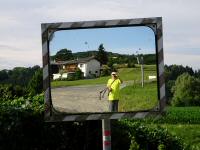 mal ein Selfie der anderen Art - an der St. Leonharder Straße (B215 )