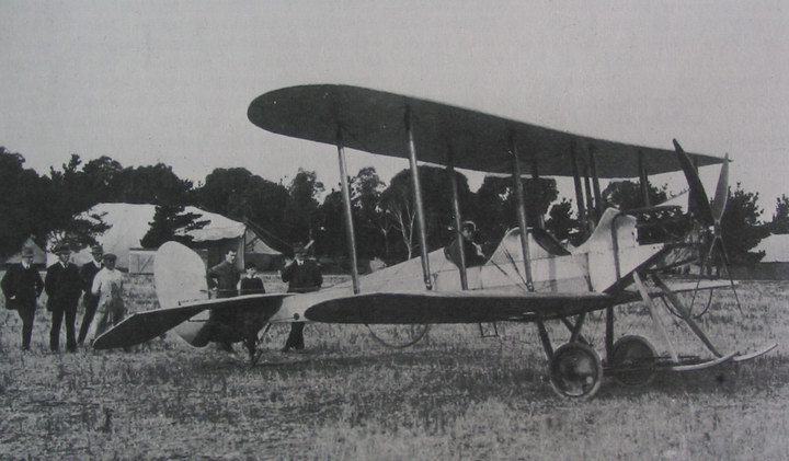 One of the original B.E.2s at Point Cook. via Rod Farquhar.