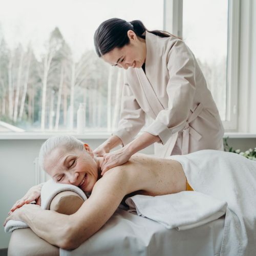 Mobile aged care massage