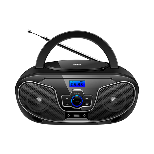 JVC Portable CD Player with Bluetooth Black RV-N833A