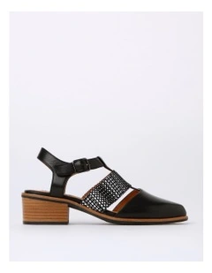 Admission Flat Shoes In Black Leather