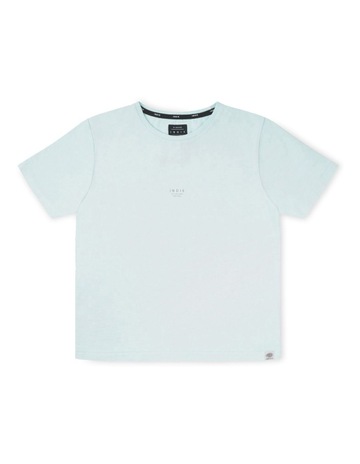 The New Marcoola Tee (8-14 Years) in Light Cyan