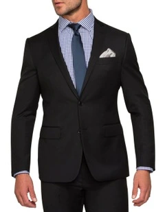 Tailored Suit Jacket in Black