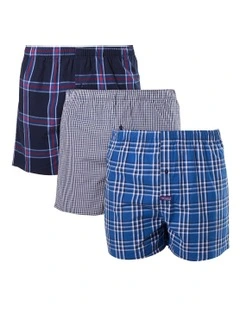 Woven Boxer 3 Pack in Multi