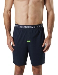 Soft Bamboo Knit Sleep Short in Navy