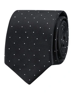 SPOT TIE BLACK