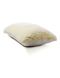 Pillow Soft Wool Fleece Pillow Protector in White