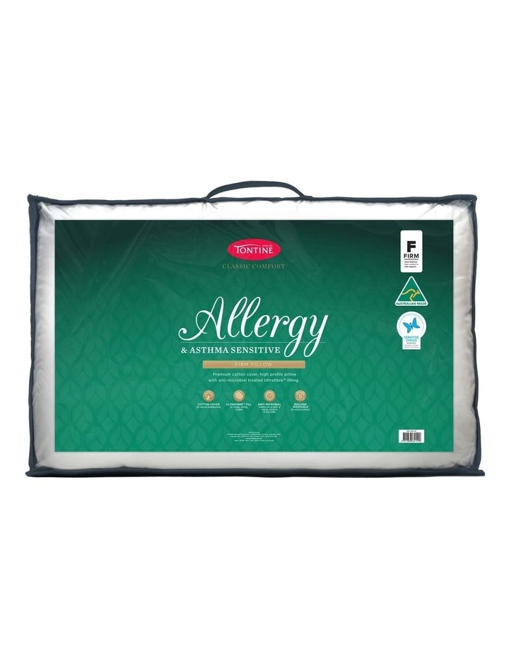 Classic Allergy Sensitive Pillow in White image 5