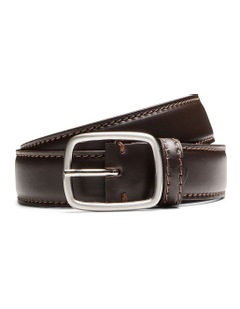 Sarto Leather Belt in Dark Brown