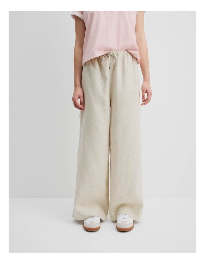 Teen Linen Pant in Flax Natural