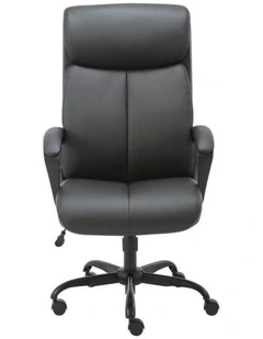 Puresoft PU-Padded High-Back Office Chair