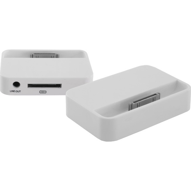 4GDOCKW IPHONE AUDIO/CHARGING DOCK WHITE