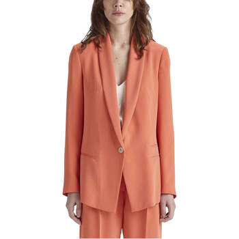 Textiel Dames Jacks / Blazers Rame  Orange