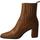 Schoenen Dames Enkellaarzen Popa  Brown