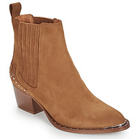 Schoenen Dames Enkellaarzen Ikks LOW TIAG  camel