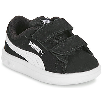 Schoenen Jongens Lage sneakers Puma SMASH 3.0 INF Zwart / Wit