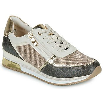 Schoenen Dames Lage sneakers Marco Tozzi  Beige / Goud