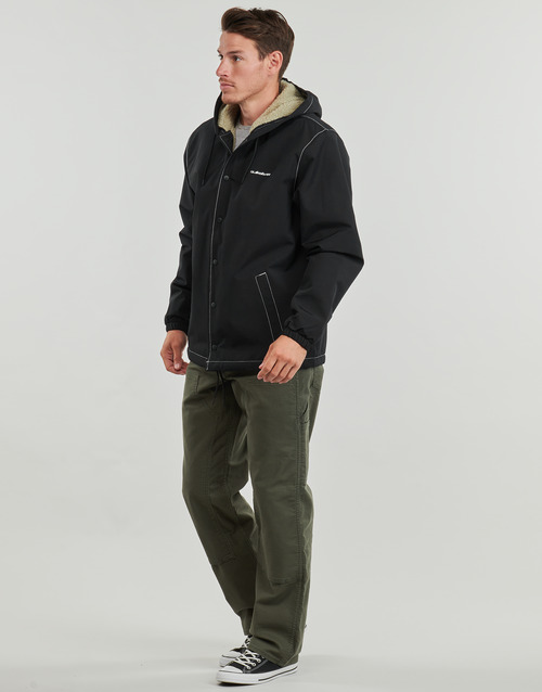 Quiksilver RAIN CLOUD WARM HOODED COACH Zwart