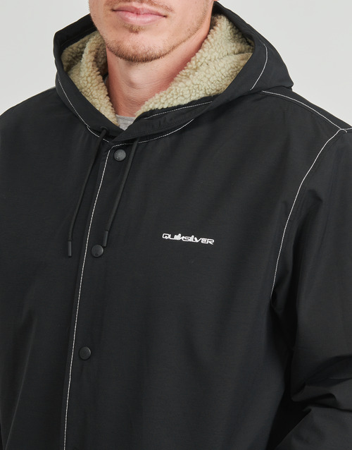 Quiksilver RAIN CLOUD WARM HOODED COACH Zwart