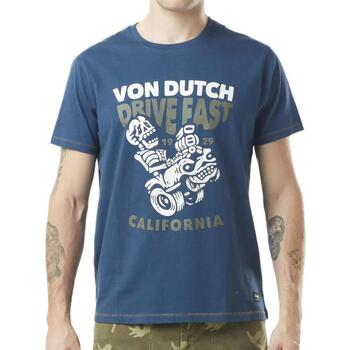 Textiel Heren T-shirts & Polo’s Von Dutch  Blauw