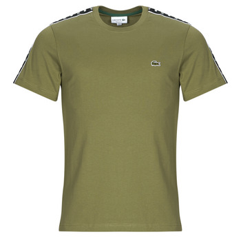 Textiel Heren T-shirts korte mouwen Lacoste TH7404 Kaki