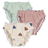 Ondergoed Meisjes Slips Petit Bateau CULOTTES ENFANTINES PACK X3 Multicolour