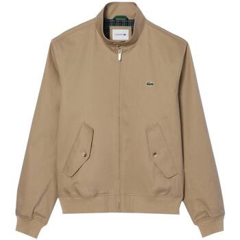 Textiel Heren Wind jackets Lacoste Waterproof Twill Harrington Jacket Beige Beige