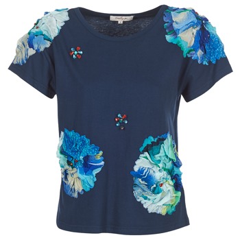 Textiel Dames T-shirts korte mouwen Derhy BANGKOK Marine