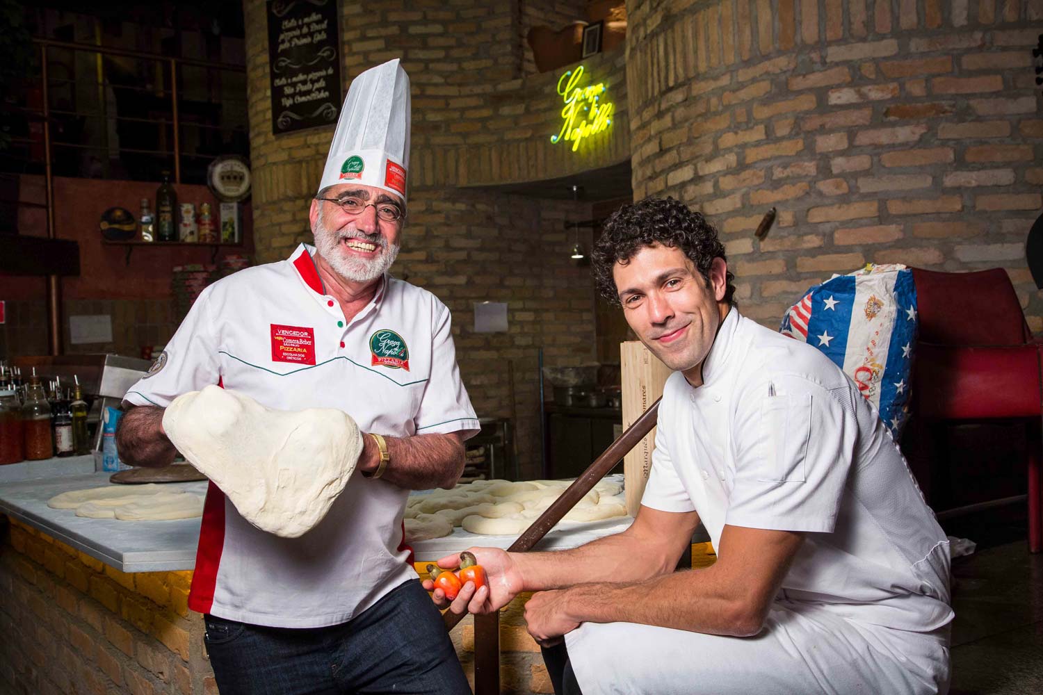 Graça di Napolli serve pizzas assinadas pelo chef Rodrigo Oliveira