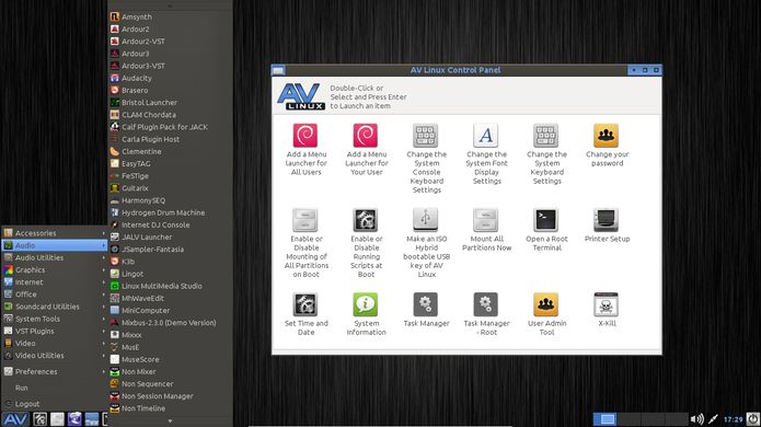 AV Linux - uma distro para os criadores de conteúdo multimídia