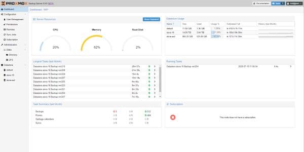 Proxmox Backup Server 1.1 lançado com base no Debian 10.9 e mais