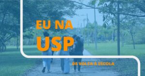 De Volta à Escola: Eu na USP. Arte sobre foto (João Genova) - Foto Marcos Santos - USP Imagens.