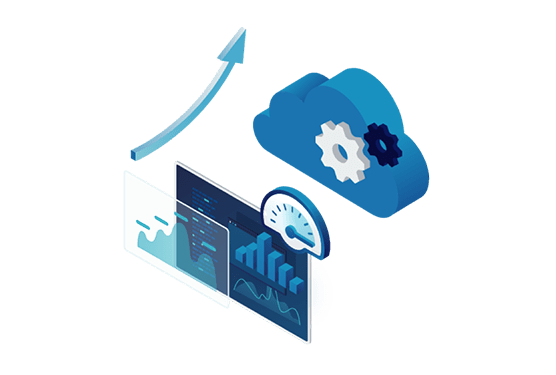 Analyses et graphiques sur la gestion de l'infrastructure et de la sécurité du nuage.