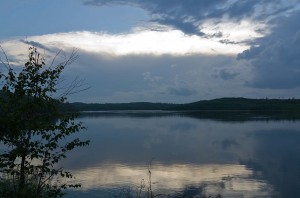 Sunset on Drinking Lake