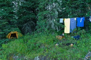 Campsite on Uskik Lake