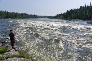 Below the Wapumon Gorge