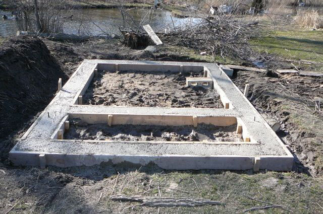 Passive Solar Greenhouse Footings