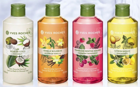 yves rocher shower gels